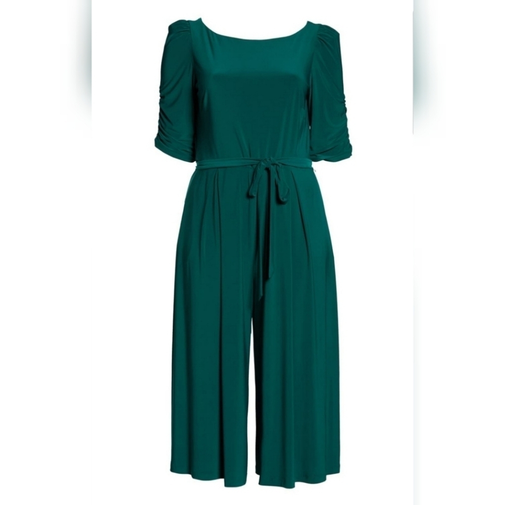Sz 2X NWT Eliza J Green Jumpsuit